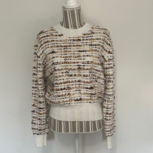 NWT Pearl Studded Crew Neck Sweater